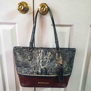 BRAHMIN MEDIUM ASHER IN GLACIER EASTWOOD HANDBAG